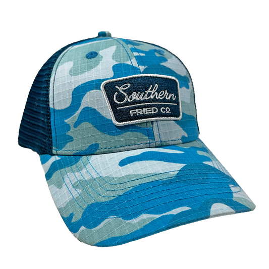 Blue Camo Hat