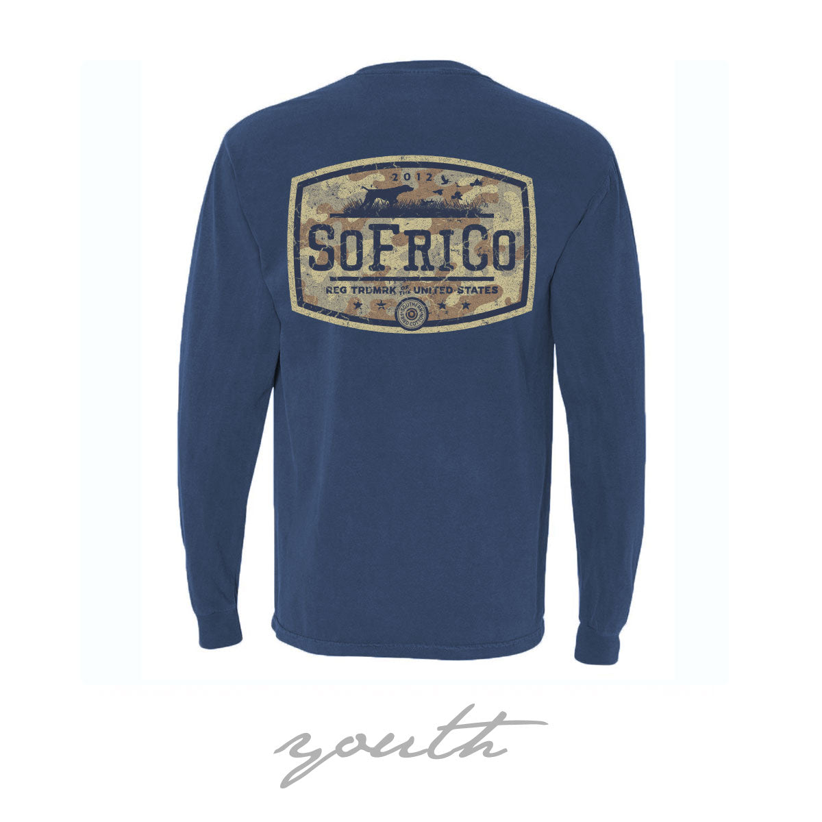 Camo Hunt Club - Youth Long Sleeve