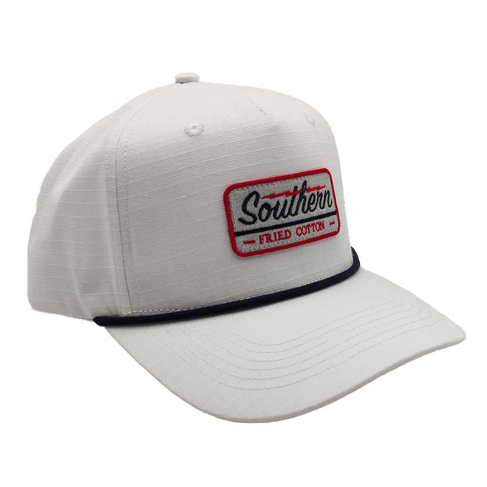 White Southern Bolt Hat