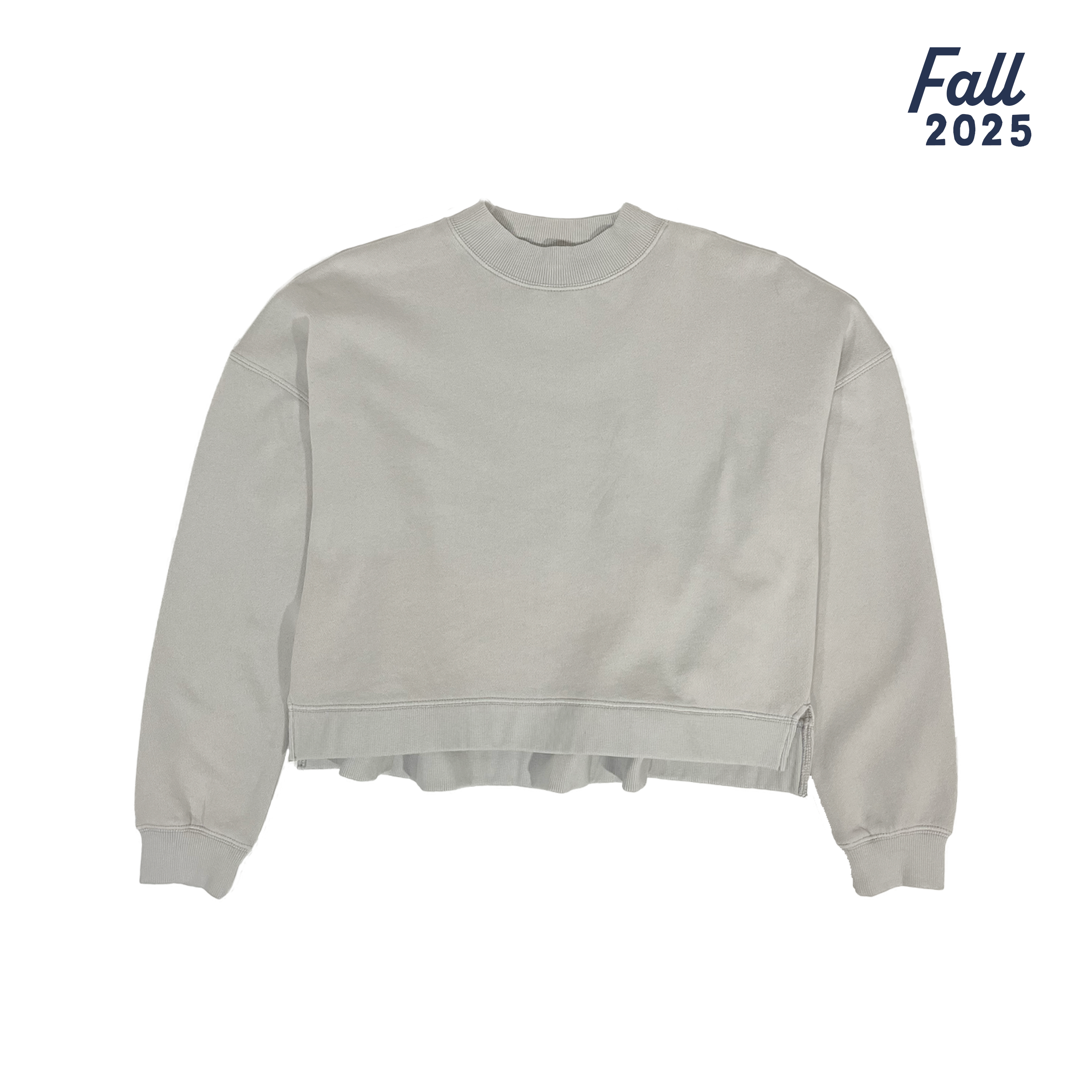 Old Favorite Crop - Light Grey