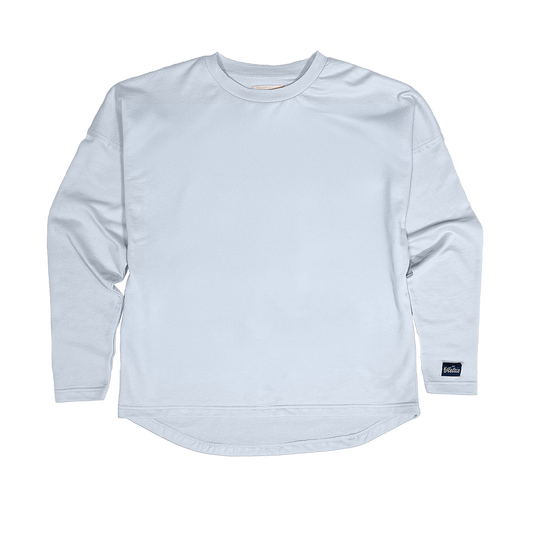 French Terry Crewneck - Chambray Relax More