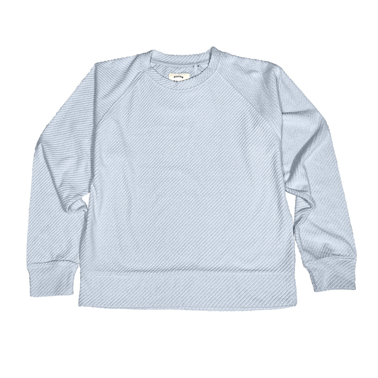 Cross Terry shirt-Chambray Vacay All Day