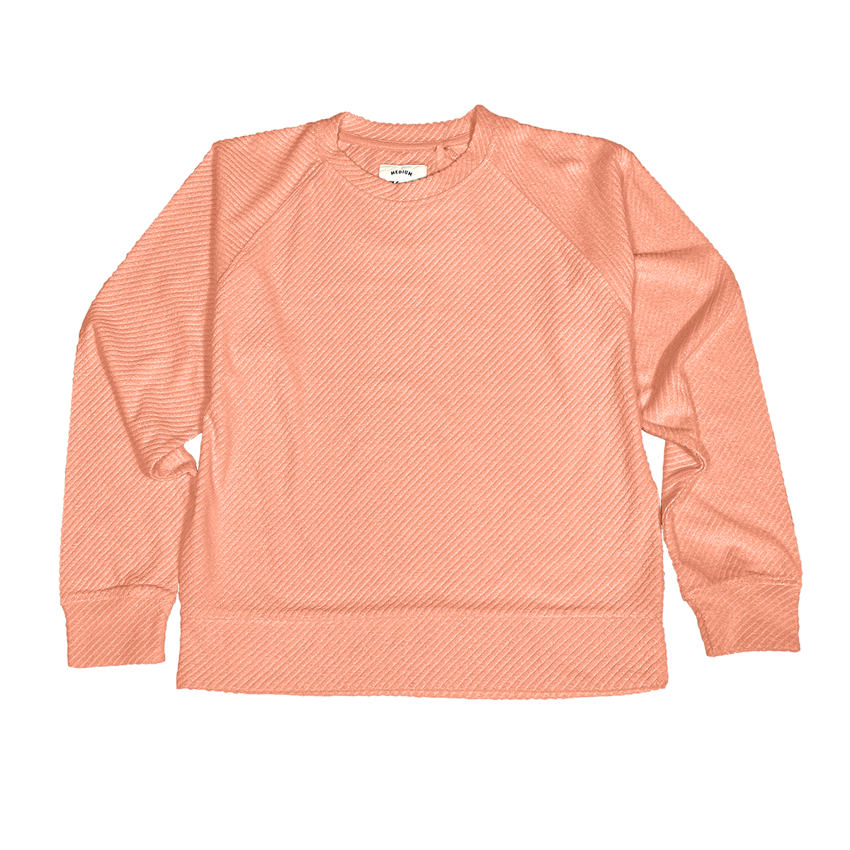 Cross Terry Shirt - Melon Vacay All Day