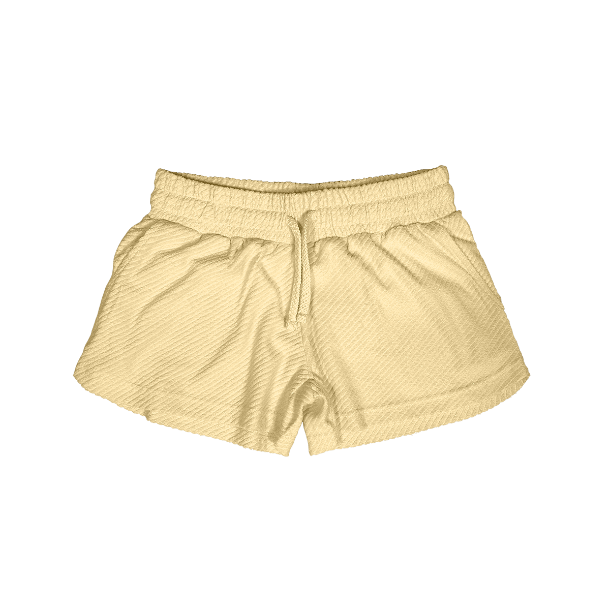 Cross Terry Shorts - Banana Vacay All Day