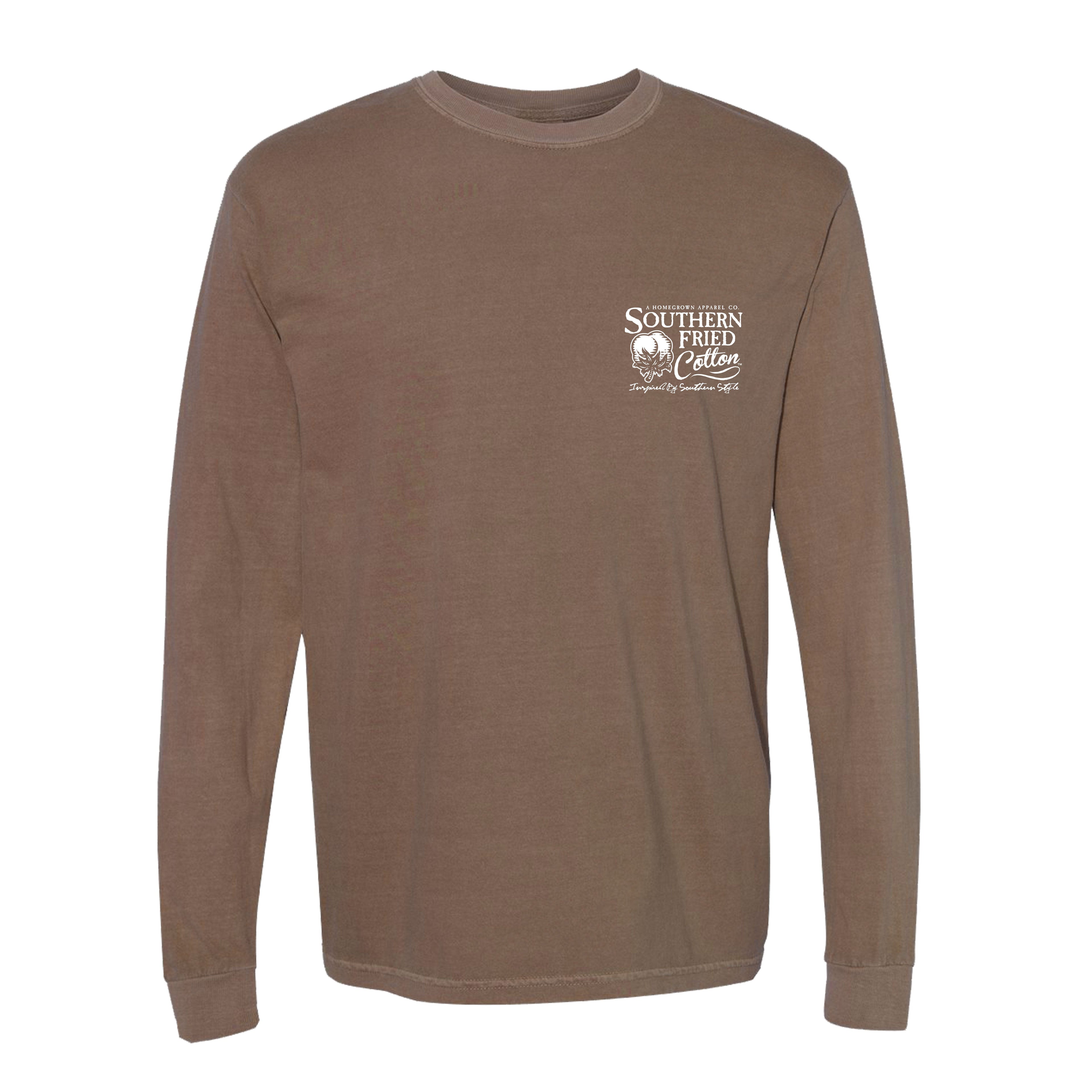 Old School Camo Badge - Long Sleeve