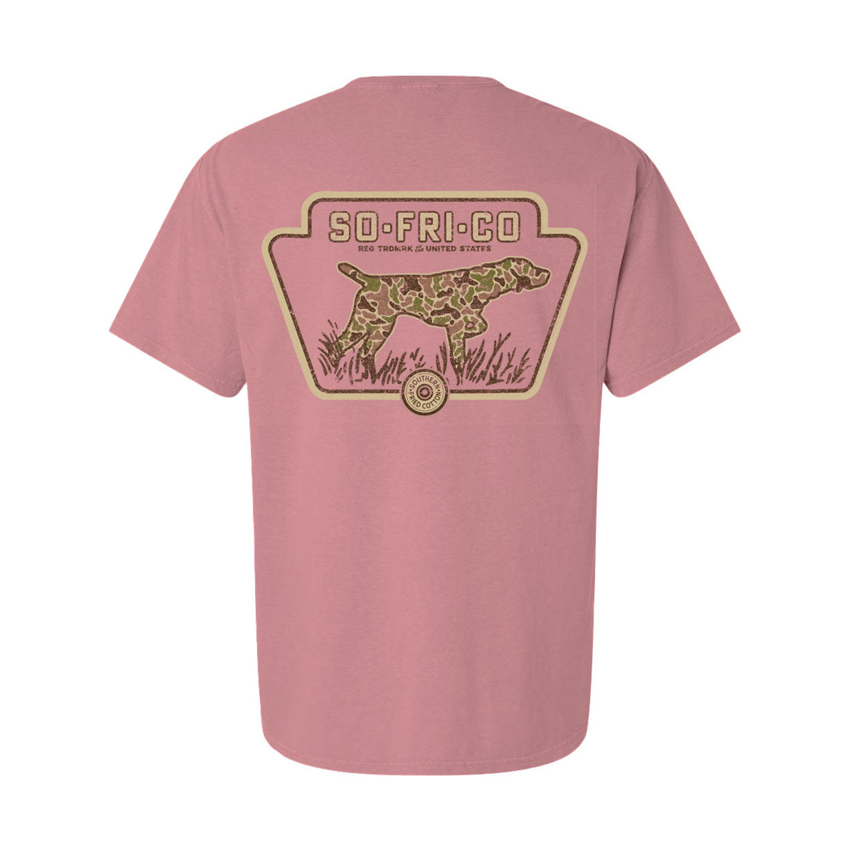 Old School Camo Badge - Mauve