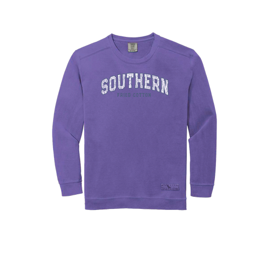 Southern Fried Cotton Camo Comfy Crew Sweatshirt