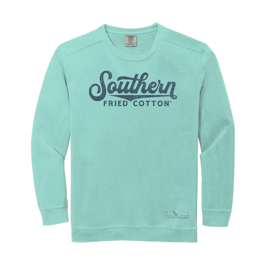 Vintage Logo Chalky Mint - Front Print Crewneck