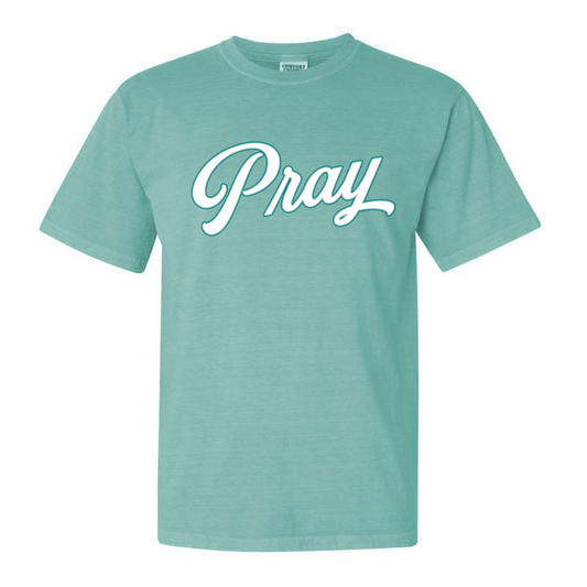 Pray Script-Seafoam