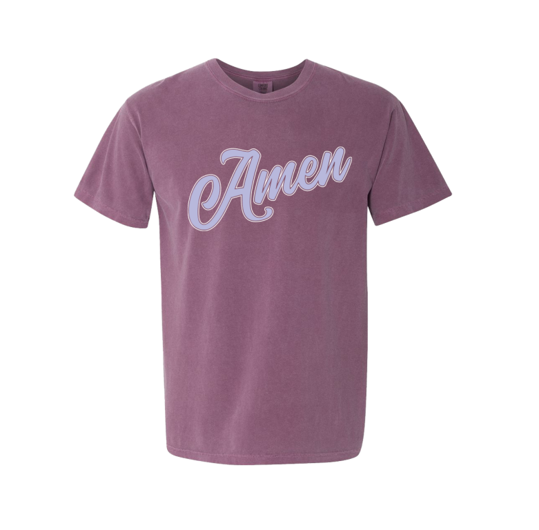 Amen Script - Berry – Southern Fried Cotton