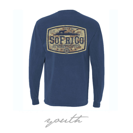 Camo Hunt Club - Youth Long Sleeve