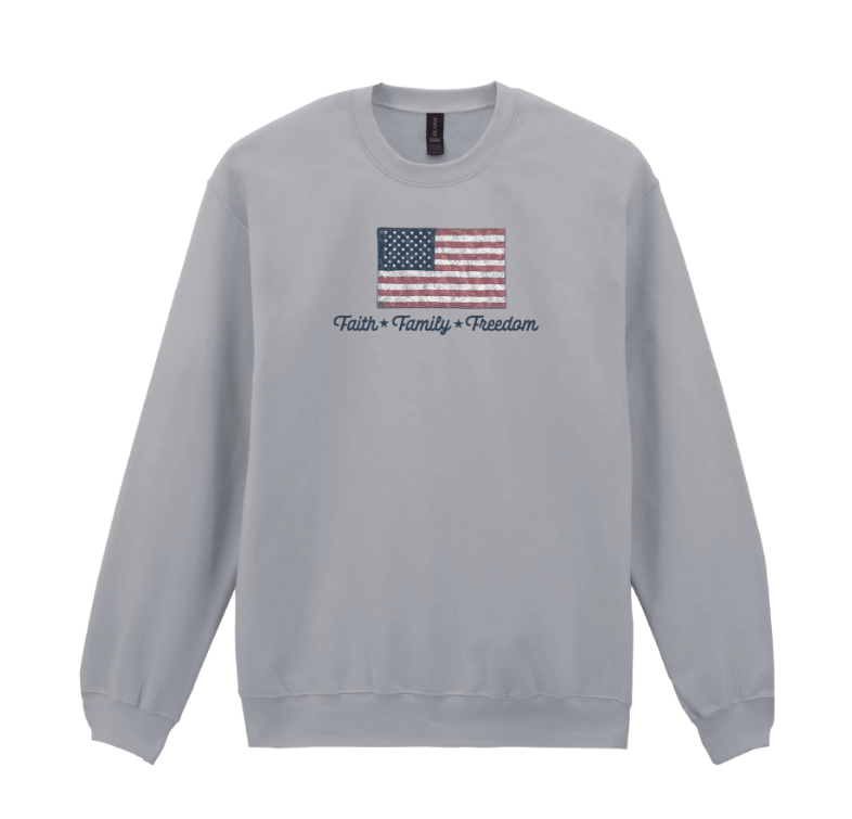 Faith Family Freedom Crewneck