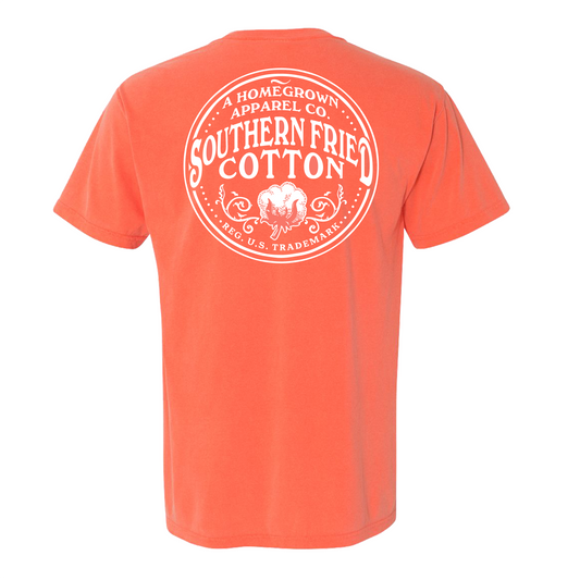 Southern Fried Cotton Dog Gone Fishing Short Sleeve Tee Shirt in